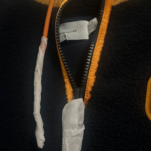 Coach Sherpa Fleece Half Zip Hoodie and Pants size xs BNWT somewhat over sized - Picture 9 of 9